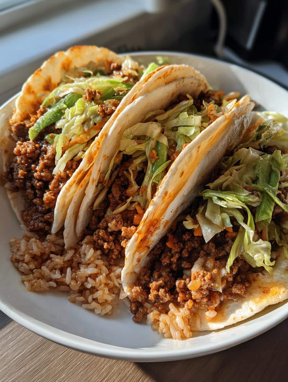 Tacos asiatiques vapeur fusion - detail 1