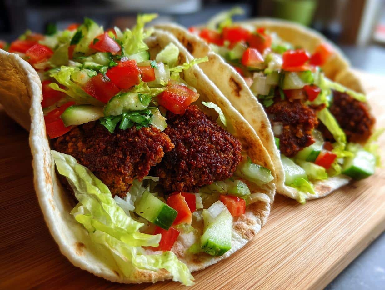 Tacos aux falafels