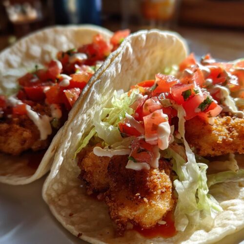 Tacos fish (poisson pané)
