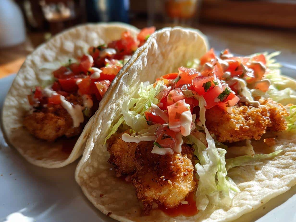Tacos fish (poisson pané)