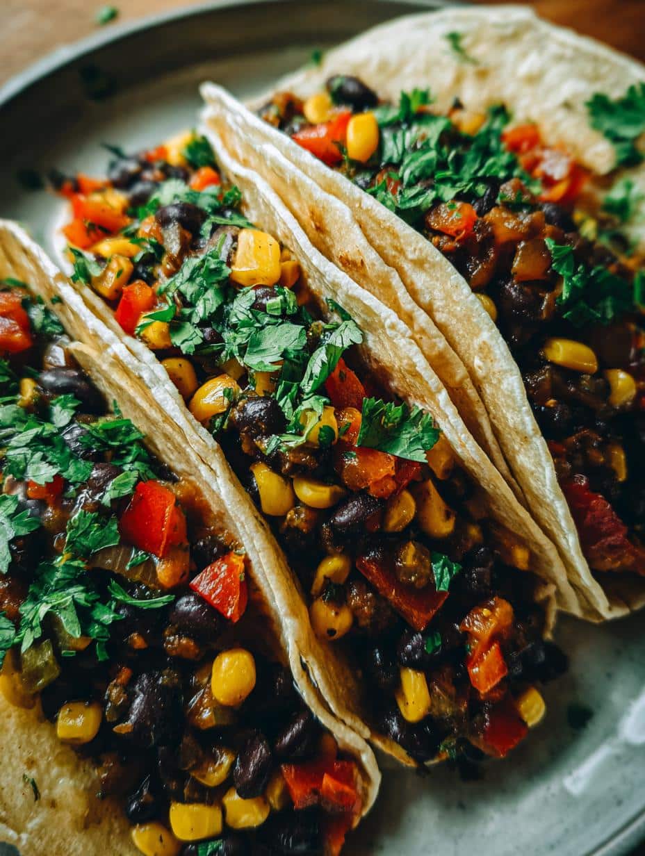 Tacos végétariens épicés - detail 1