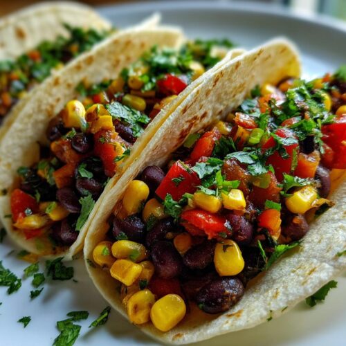 Tacos végétariens épicés