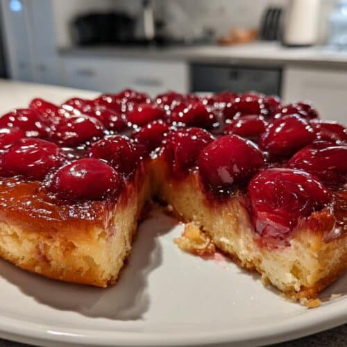Tarte tatin aux cerises