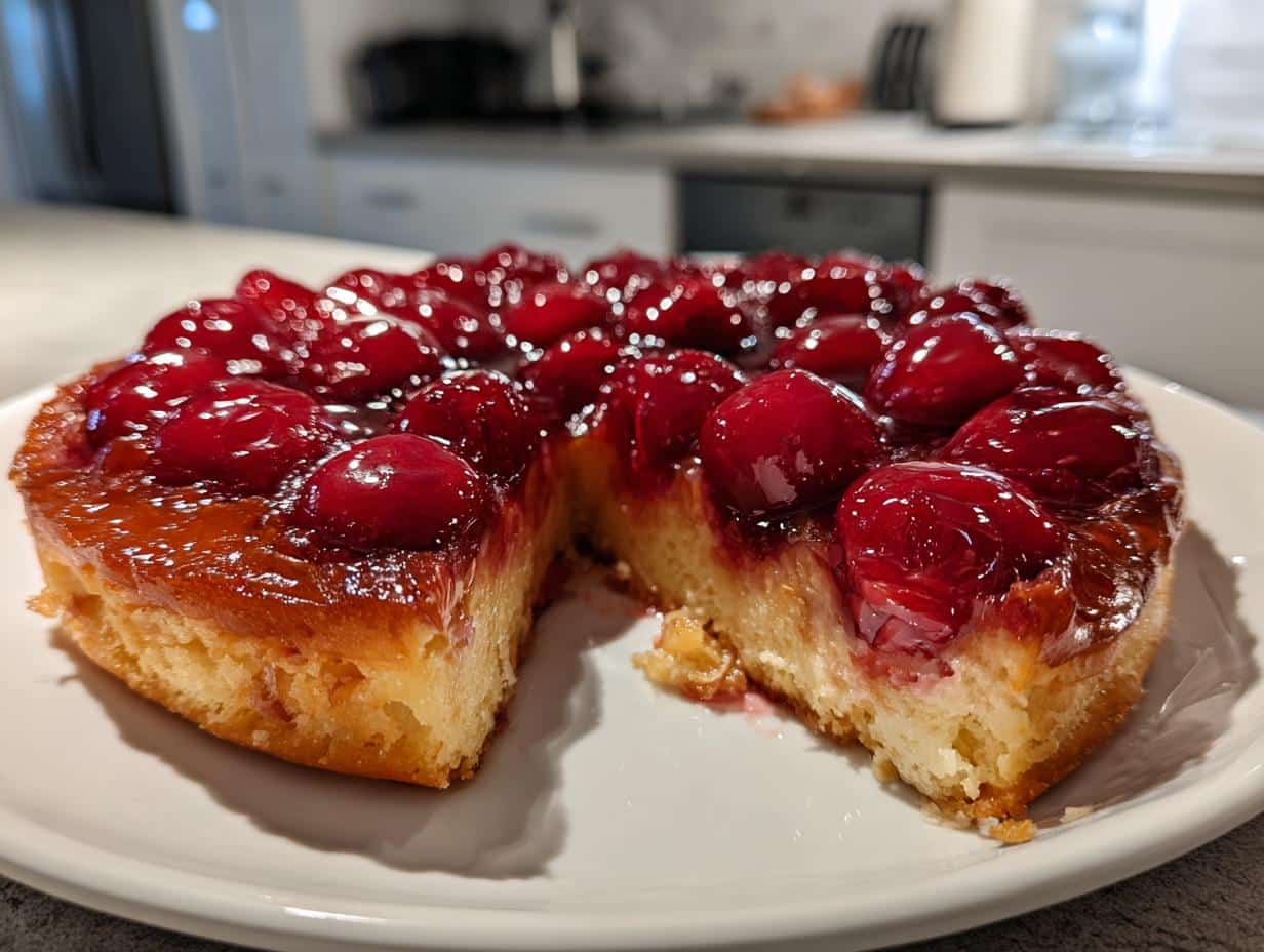 Tarte tatin aux cerises