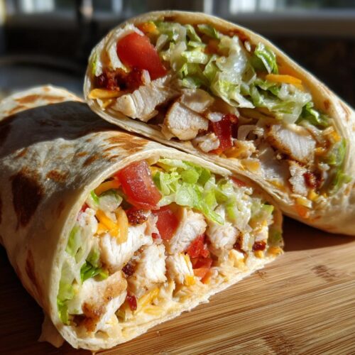 Wraps préparés à l'avance