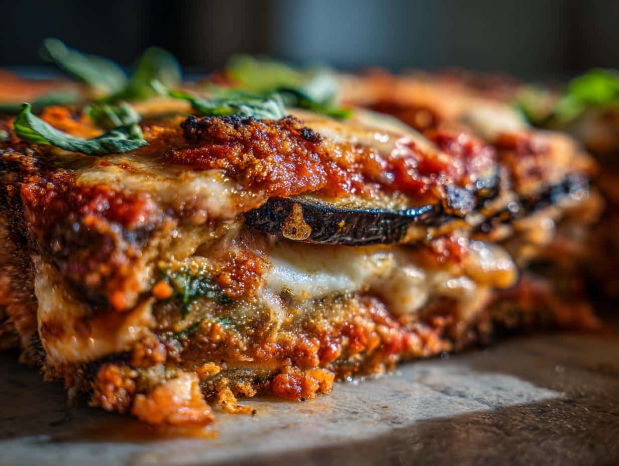 Aubergines parmigiana