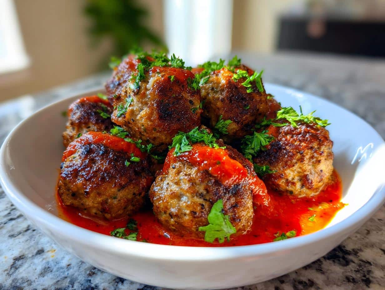 Boulettes de viande air fryer