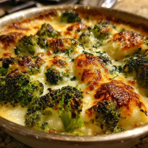 Brocoli gratinés au fromage