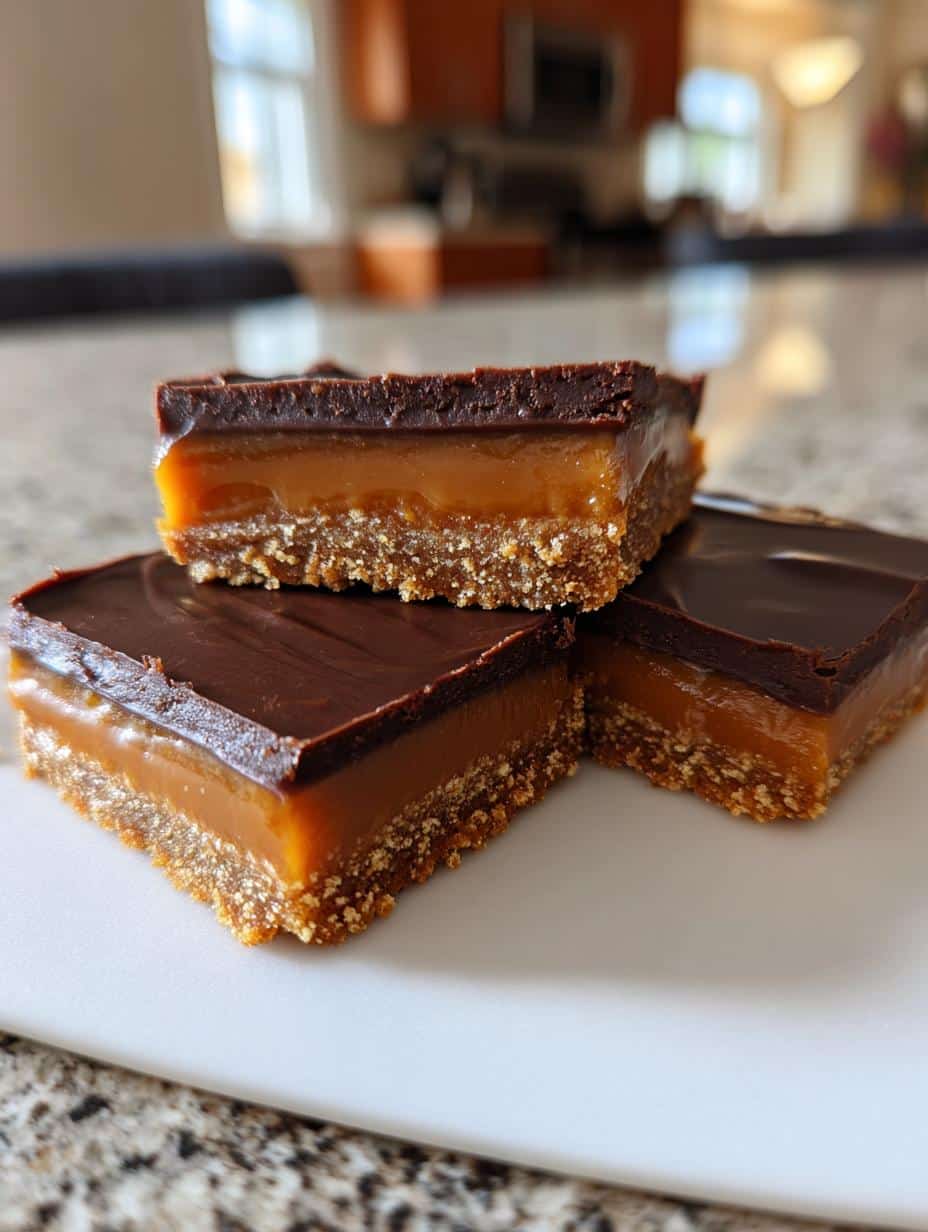 Carrés chocolat-caramel - detail 1