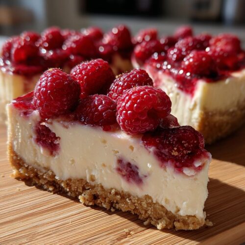 Cheesecake framboises