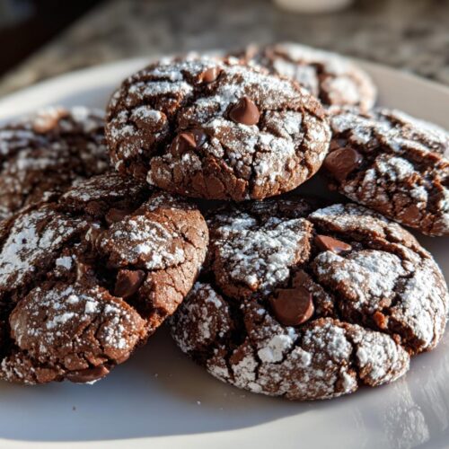 Cookies craquelés au chocolat