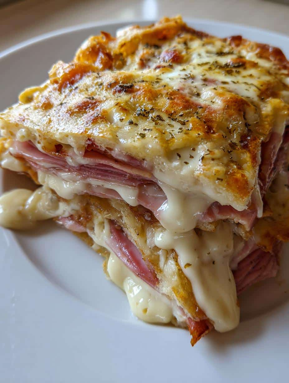 Croque-monsieur béchamel - detail 1
