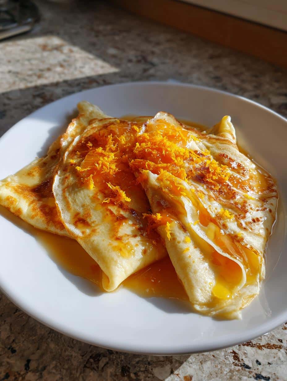 Crêpes Suzette flambées (sans alcool) - detail 1