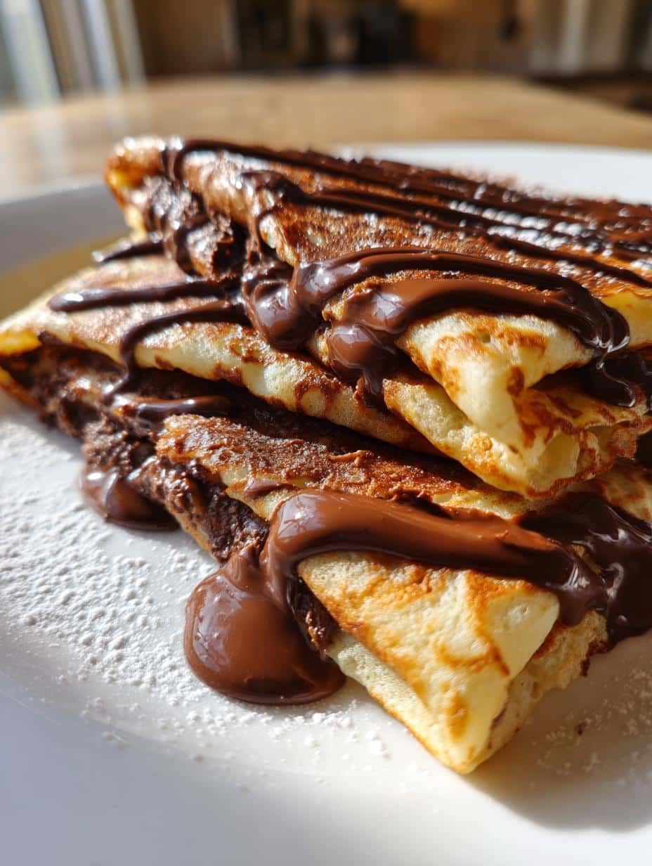 Crêpes au chocolat - detail 1