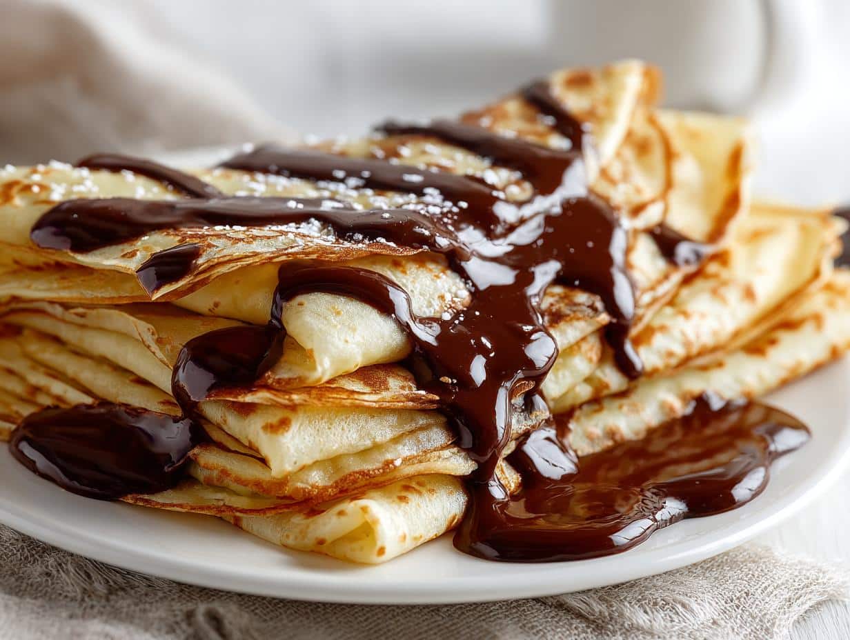 Crêpes au chocolat