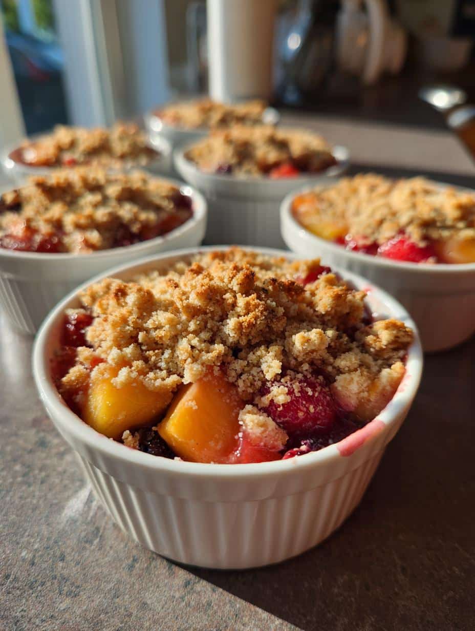 Crumbles individuels aux fruits - detail 1