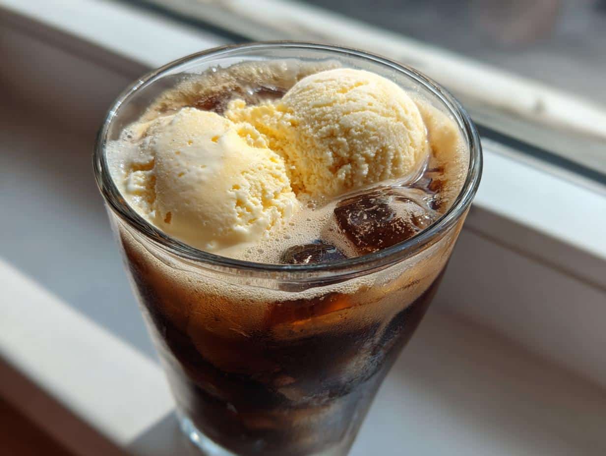 Flotteur au café glacé