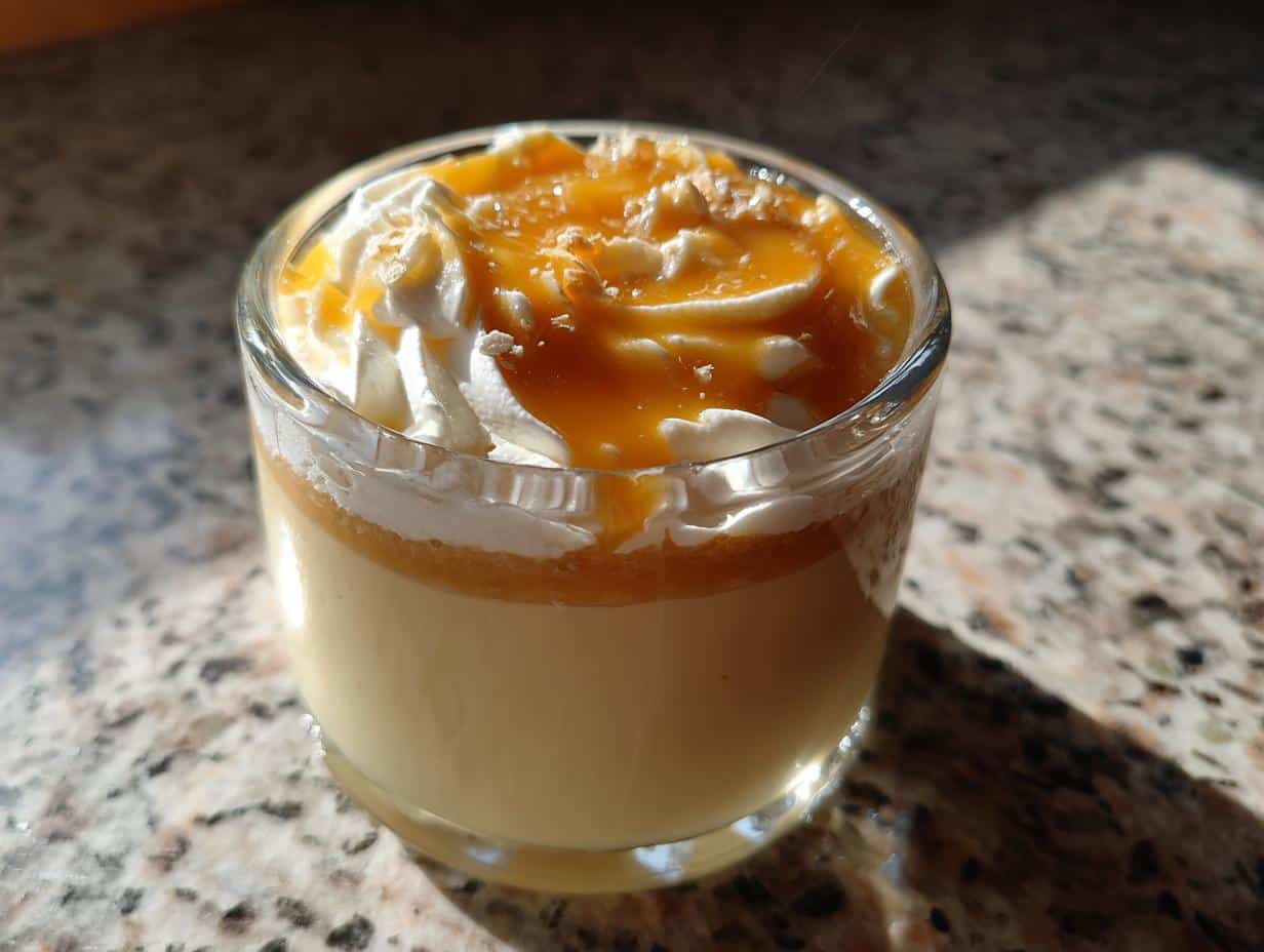 Flotteur au caramel salé