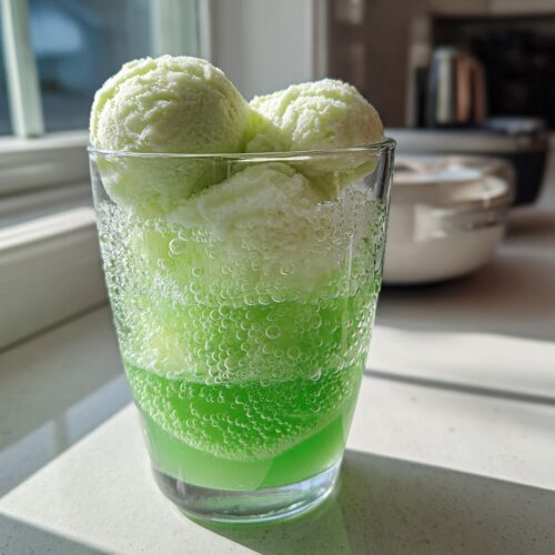 Flotteur au soda melon