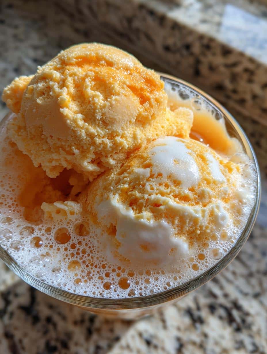 Flotteur au soda orange vanille - detail 1