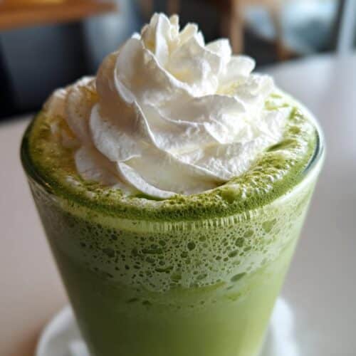 Flotteur au thé matcha