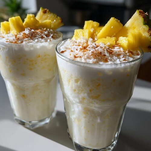 Flotteur tropical coco-ananas