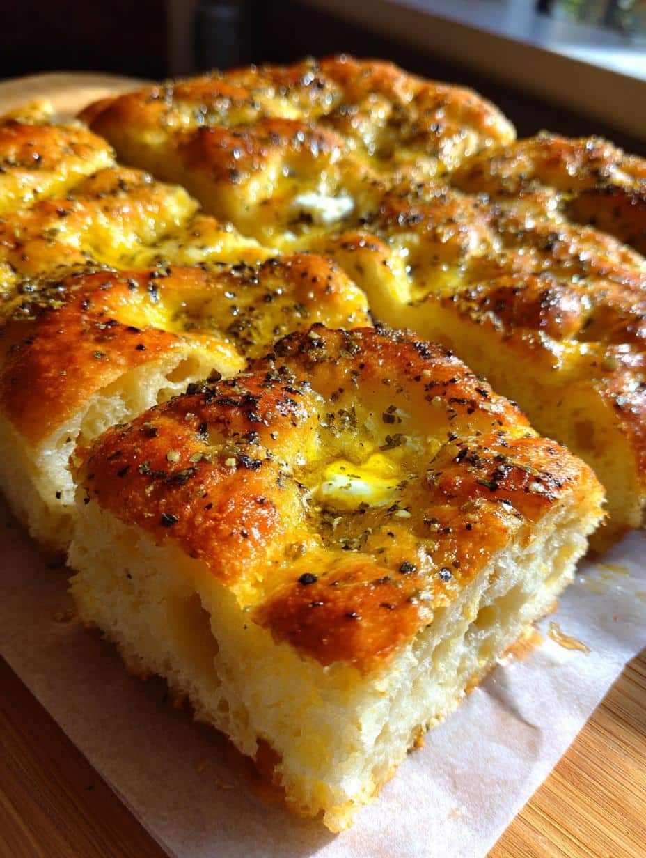 Focaccia à la burrata - detail 1
