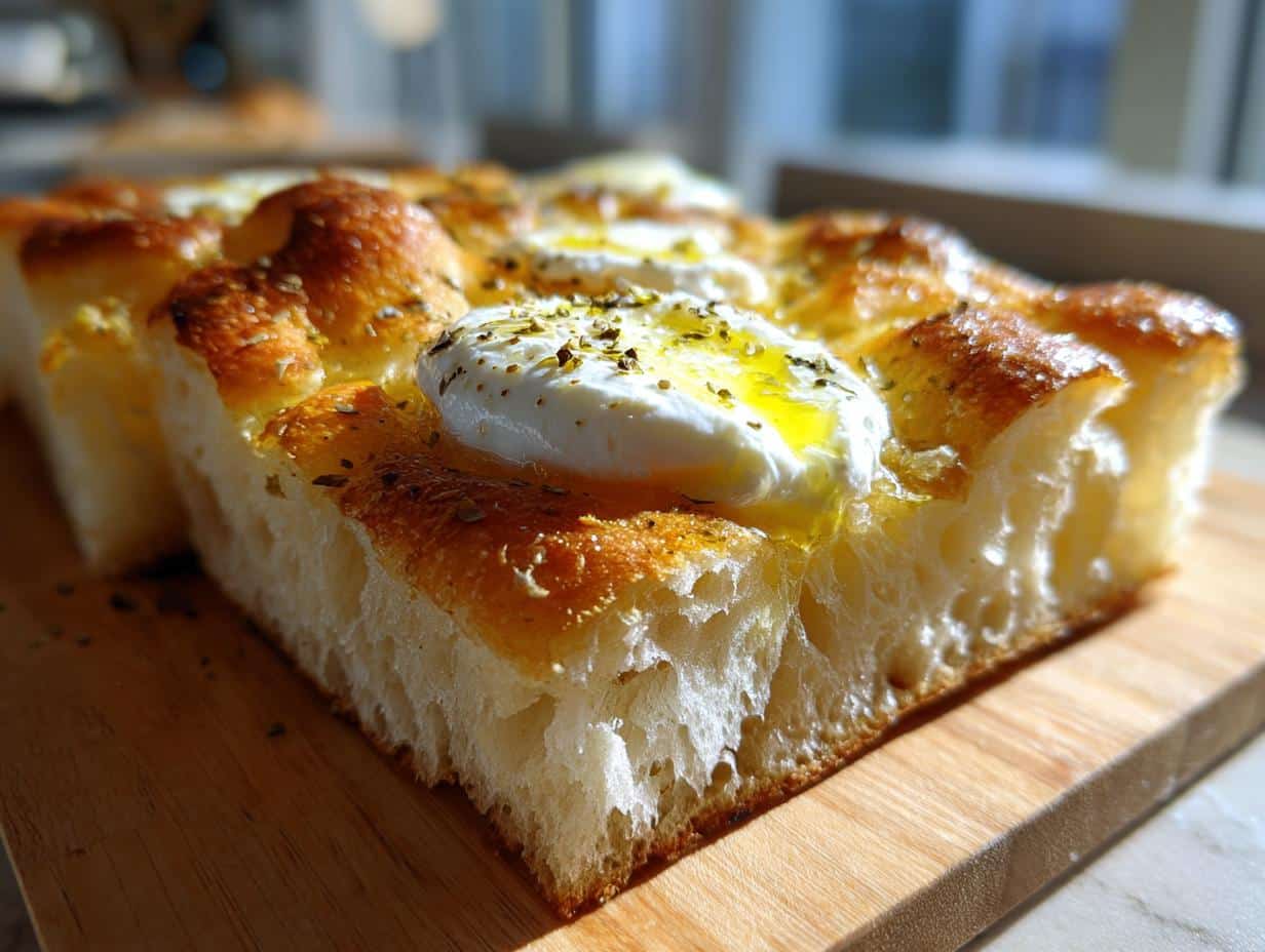 Focaccia à la burrata