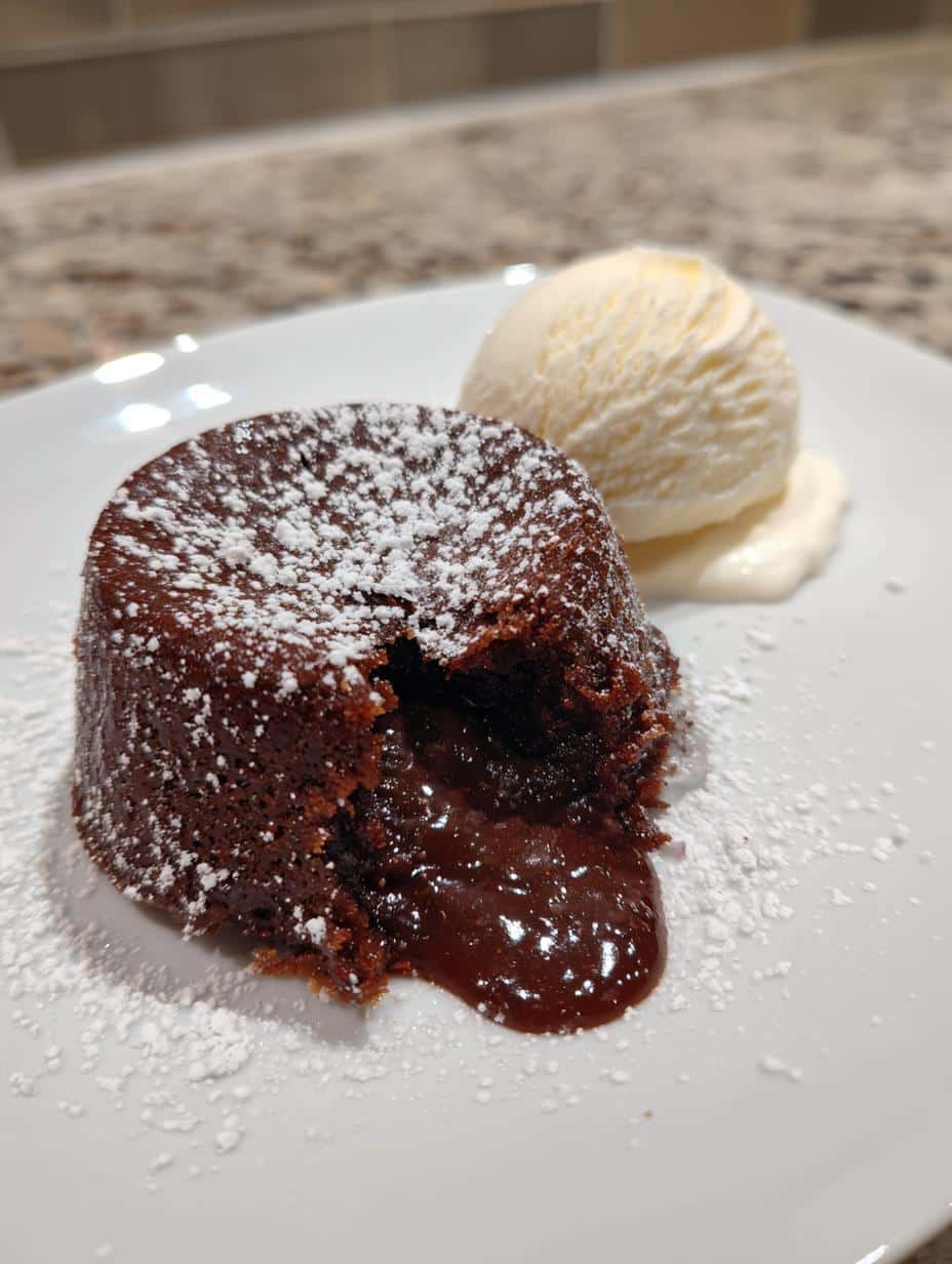 Fondant au chocolat coulant - detail 1