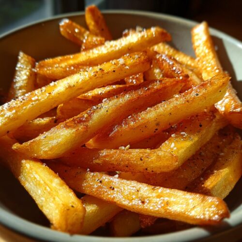 Frites croustillantes air fryer