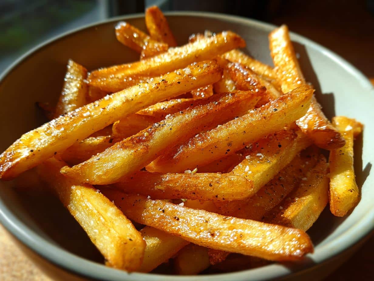 Frites croustillantes air fryer