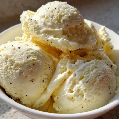 Glace vanille maison sans sorbetière