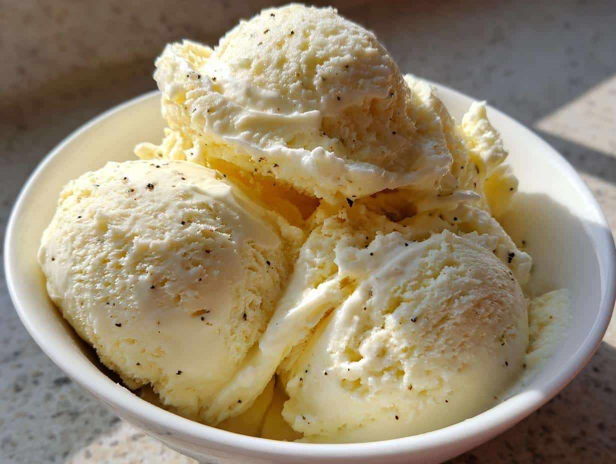 Glace vanille maison sans sorbetière