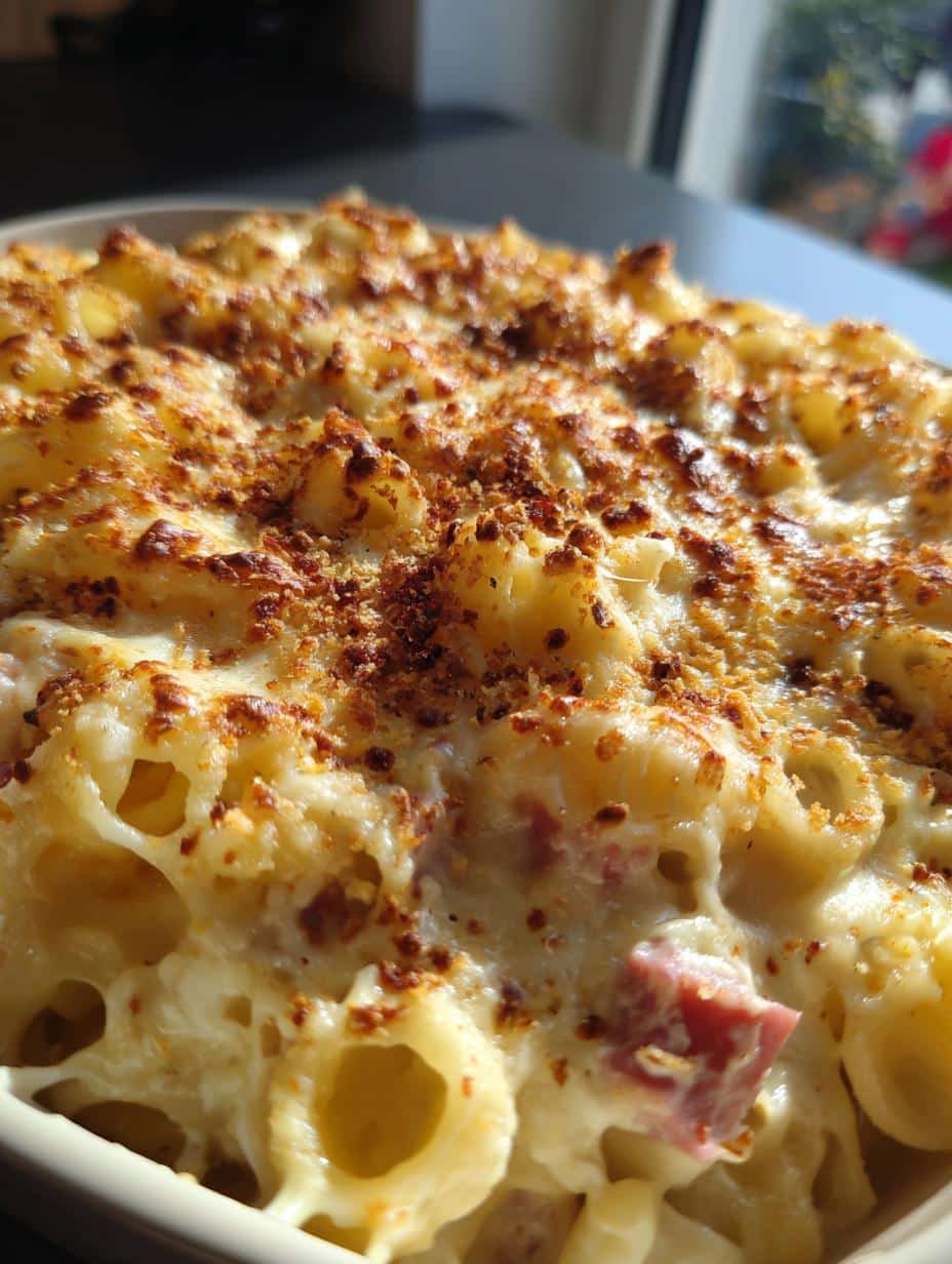 Gratin de coquillettes jambon - detail 1