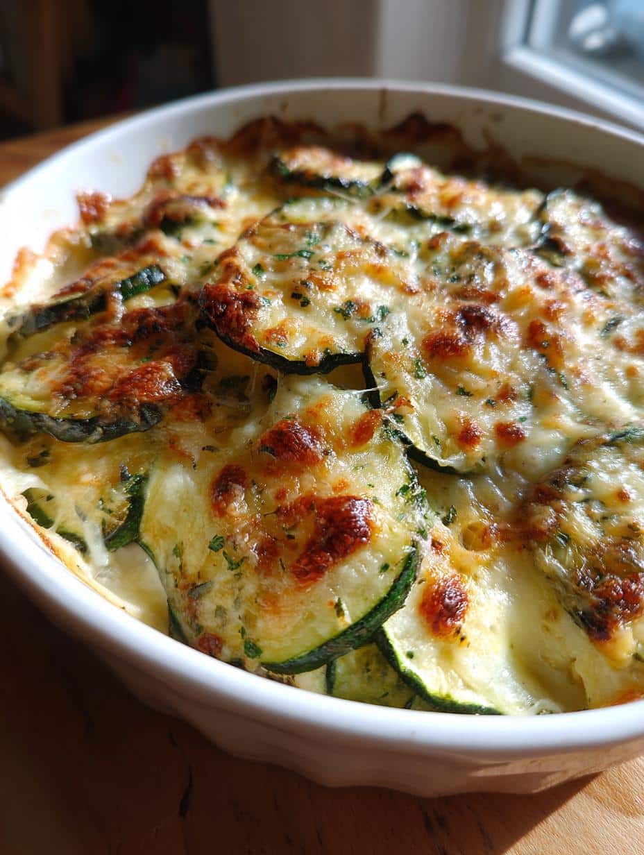 Gratin de courgettes - detail 1
