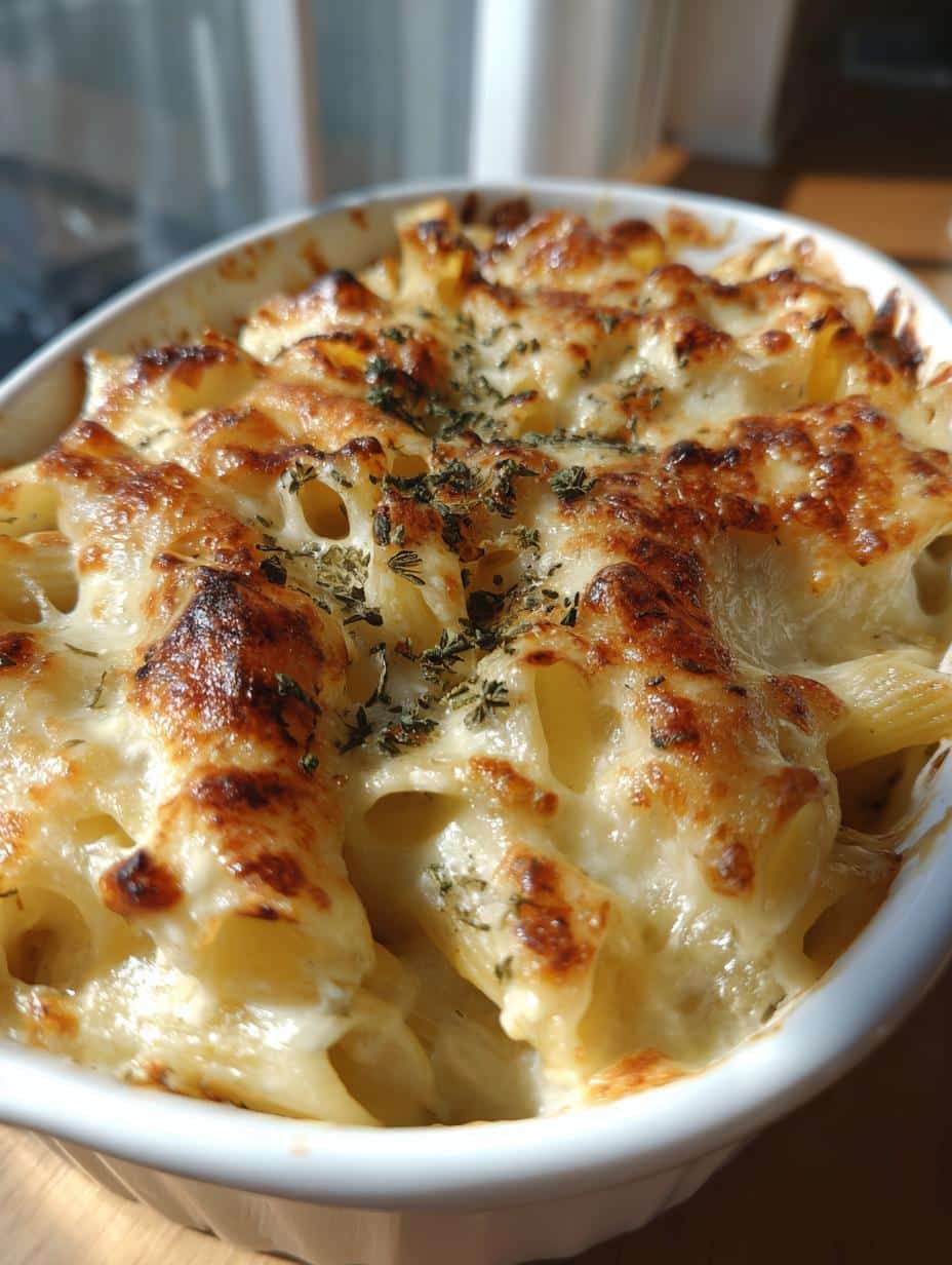 Gratin de penne au fromage - detail 1