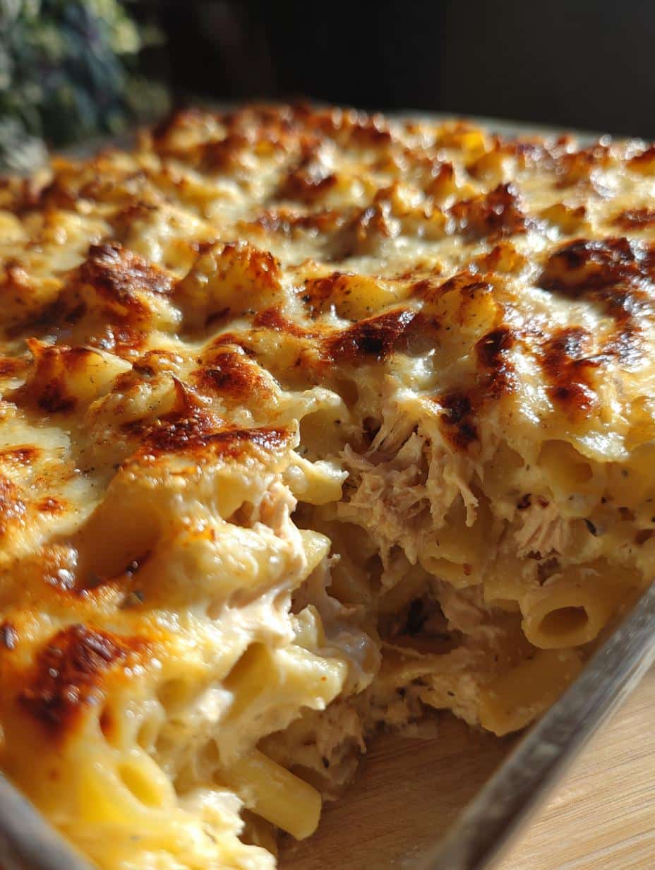 Gratin de pâtes au thon - detail 1