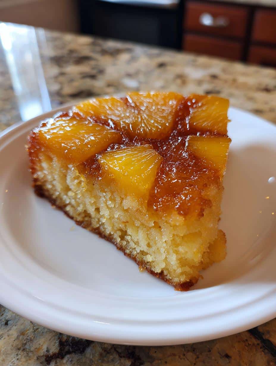 Gâteau renversé à l'ananas - detail 1