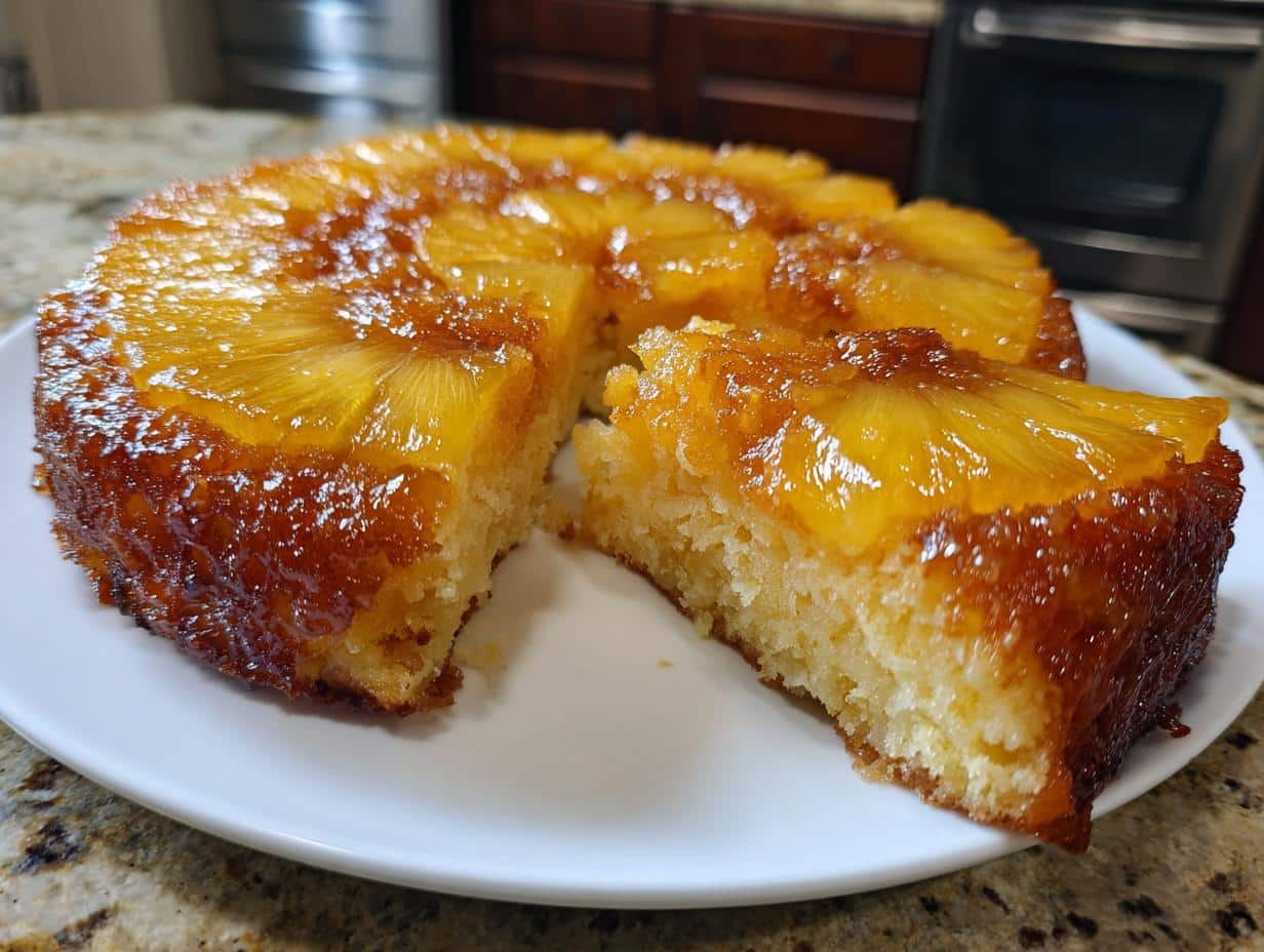 Gâteau renversé à l'ananas