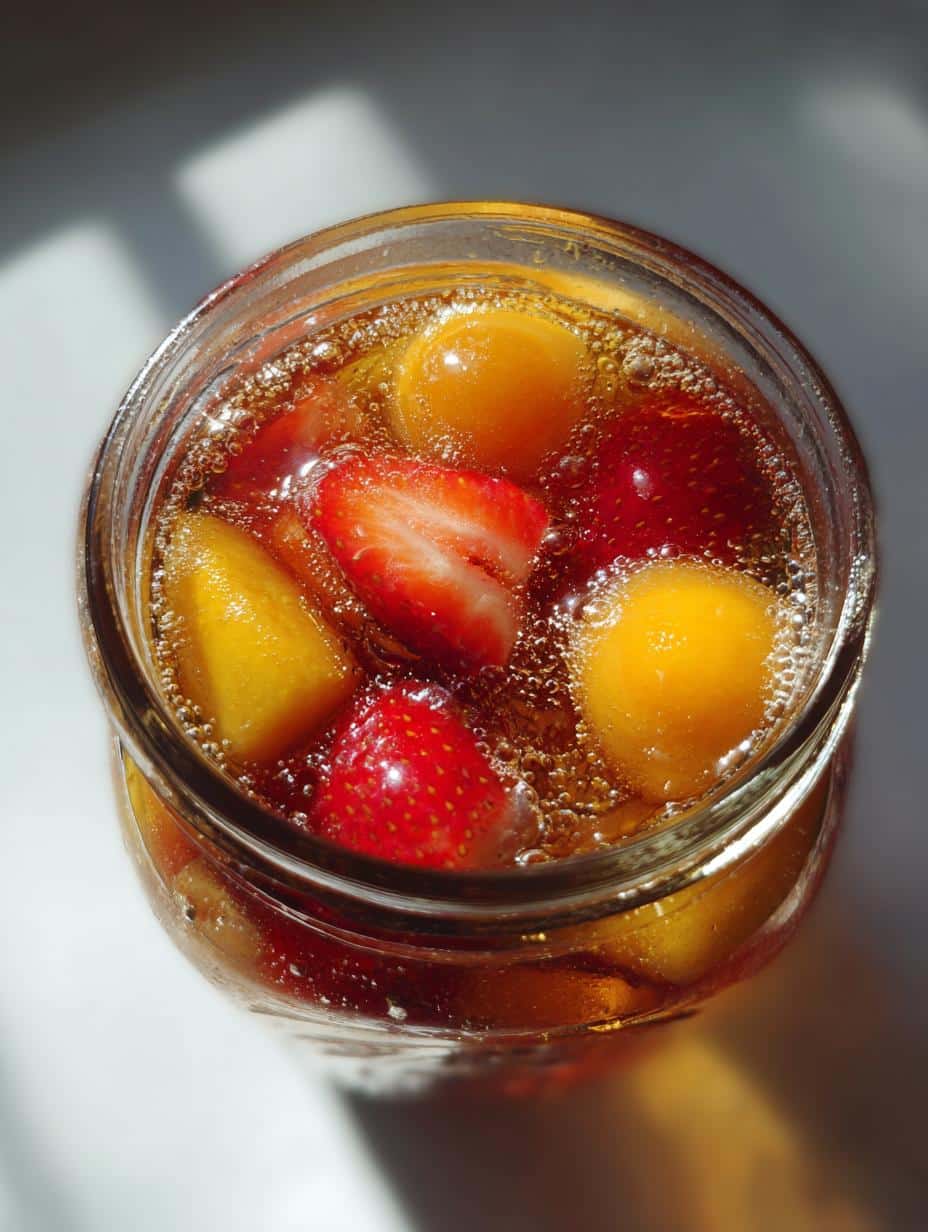 Kombucha maison aux fruits - detail 1