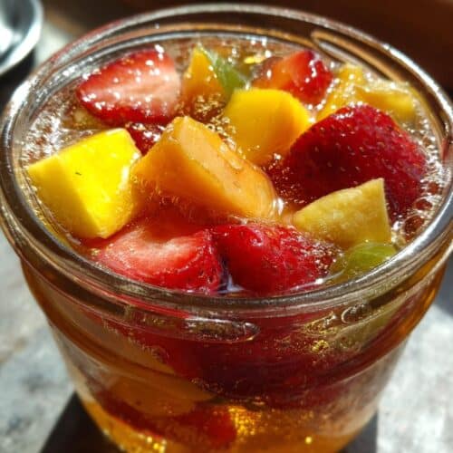 Kombucha maison aux fruits
