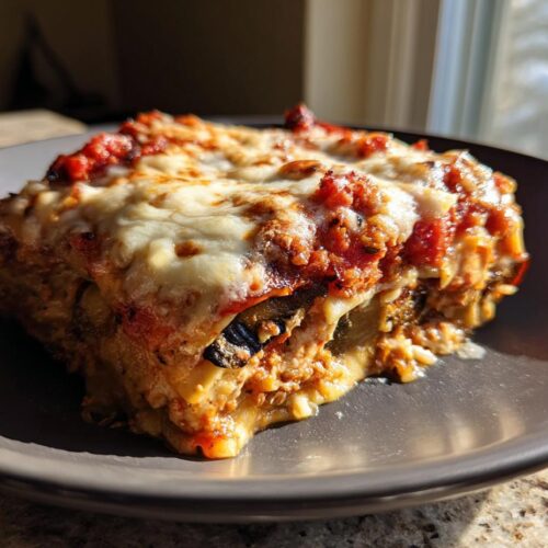 Lasagnes aubergines-mozzarella