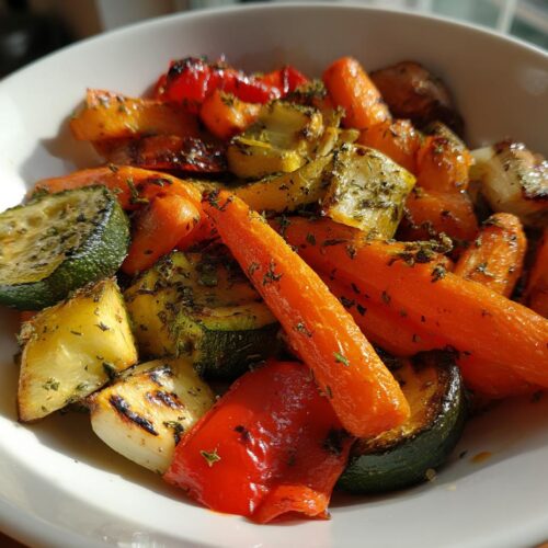 Légumes rôtis air fryer