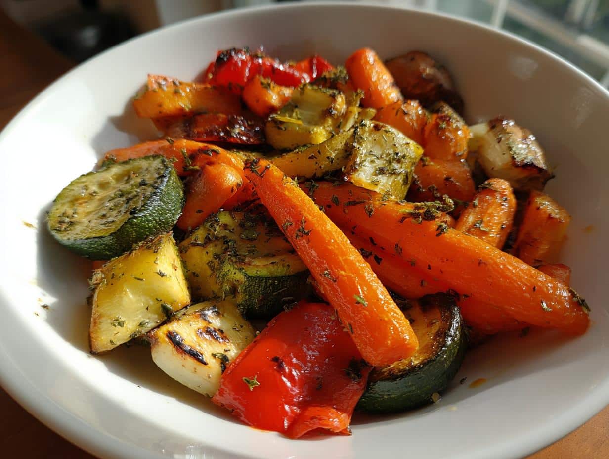 Légumes rôtis air fryer