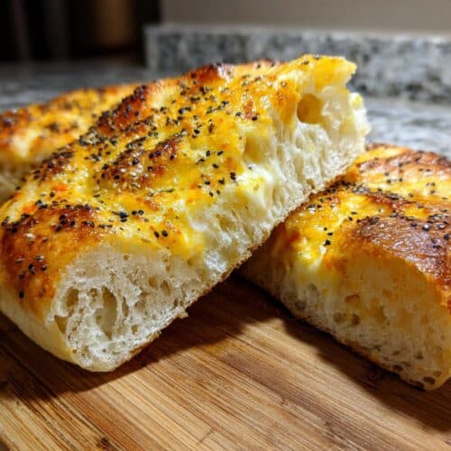 Naan au fromage et nigelle