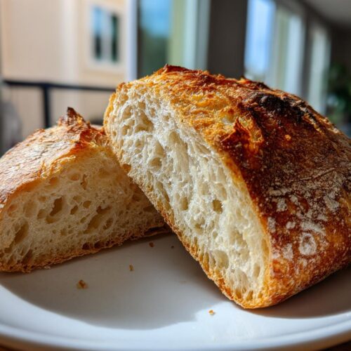 Pain ciabatta croustillant