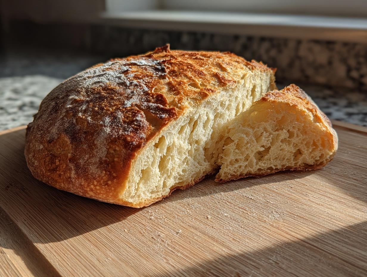 Pain no-knead (sans pétrissage) facile