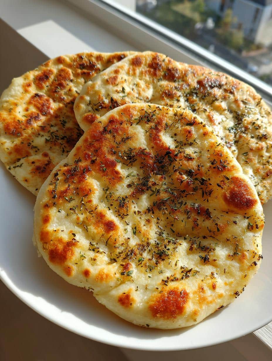 Pain plat au zaatar - detail 1