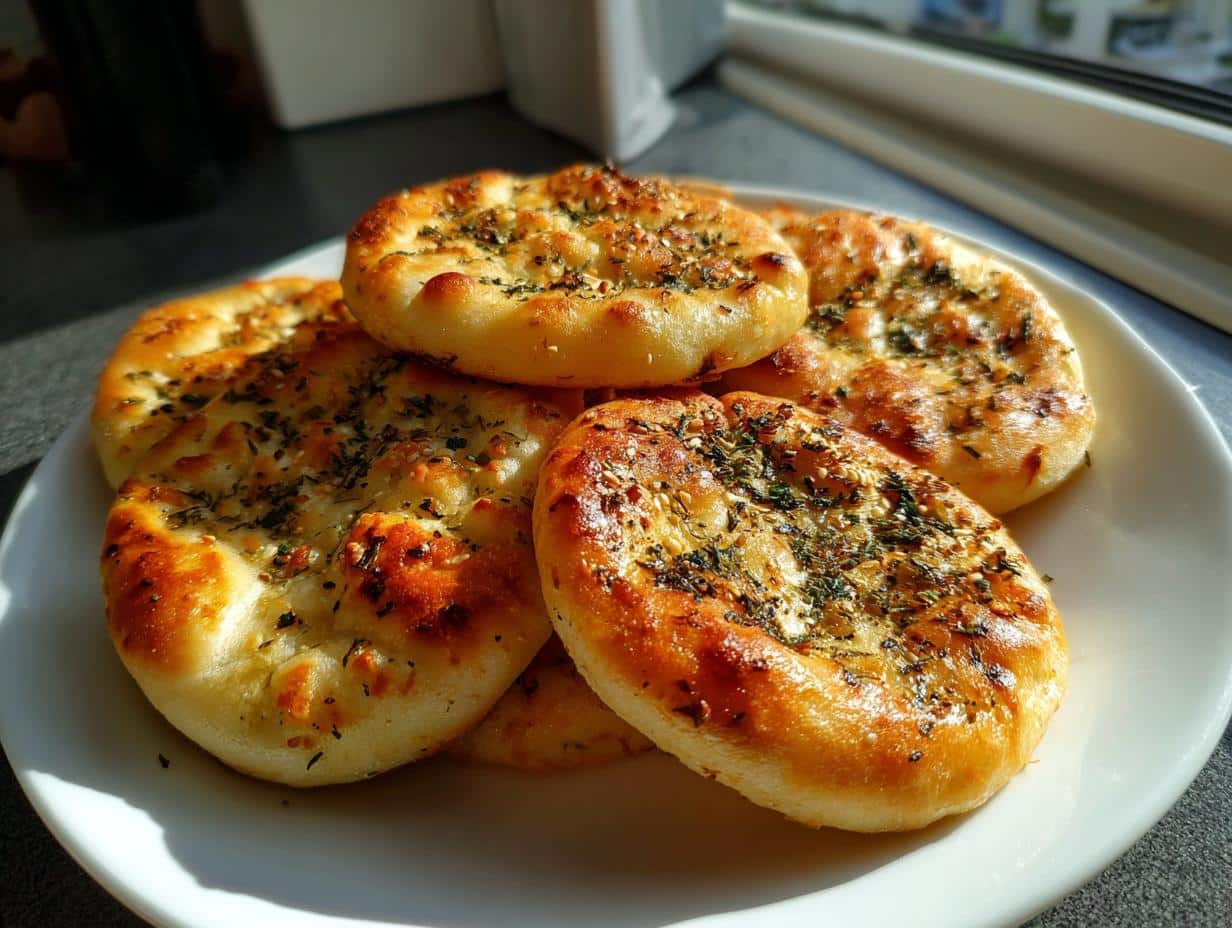 Pain plat au zaatar