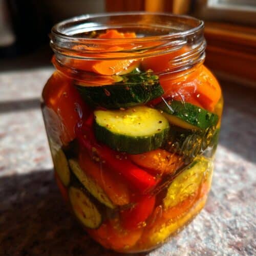 Pickles de légumes du jardin